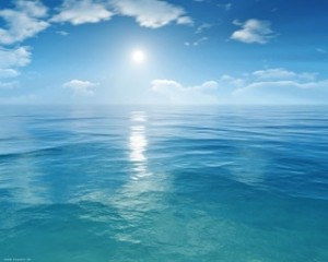 mar azul