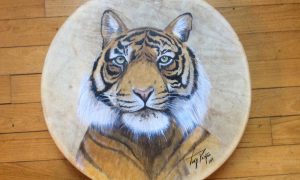 Tigre pintado por Tony